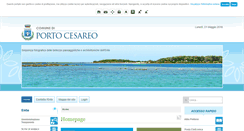 Desktop Screenshot of comune.portocesareo.le.it