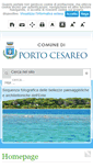 Mobile Screenshot of comune.portocesareo.le.it